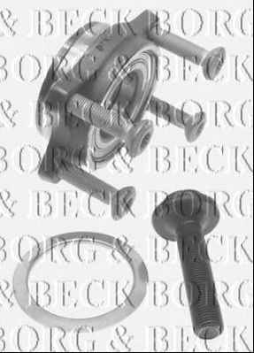 BORG & BECK bwk1117 -  Комплект подшипника ступицы колеса